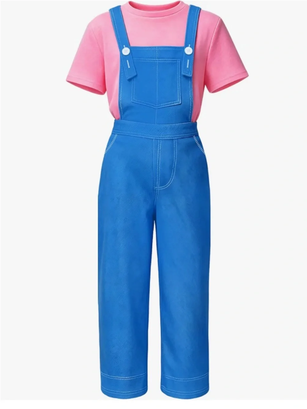 Kids Halloween Shirt Jumpsuit Cute Costume Set size 3-4T